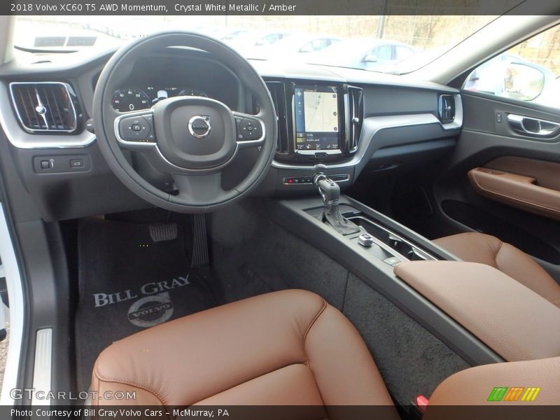  2018 XC60 T5 AWD Momentum Amber Interior