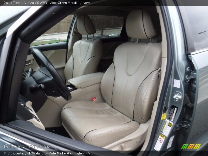 Aloe Green Metallic / Ivory 2011 Toyota Venza V6 AWD
