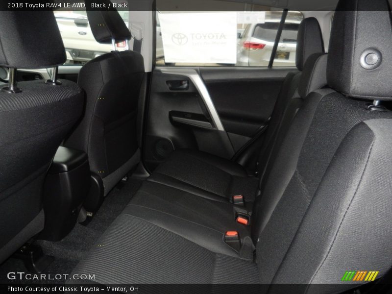 Black / Black 2018 Toyota RAV4 LE AWD