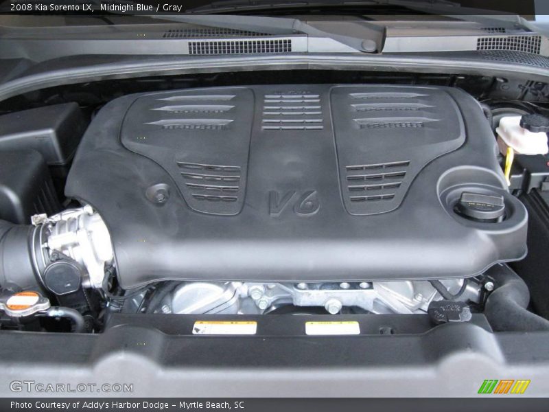 Midnight Blue / Gray 2008 Kia Sorento LX