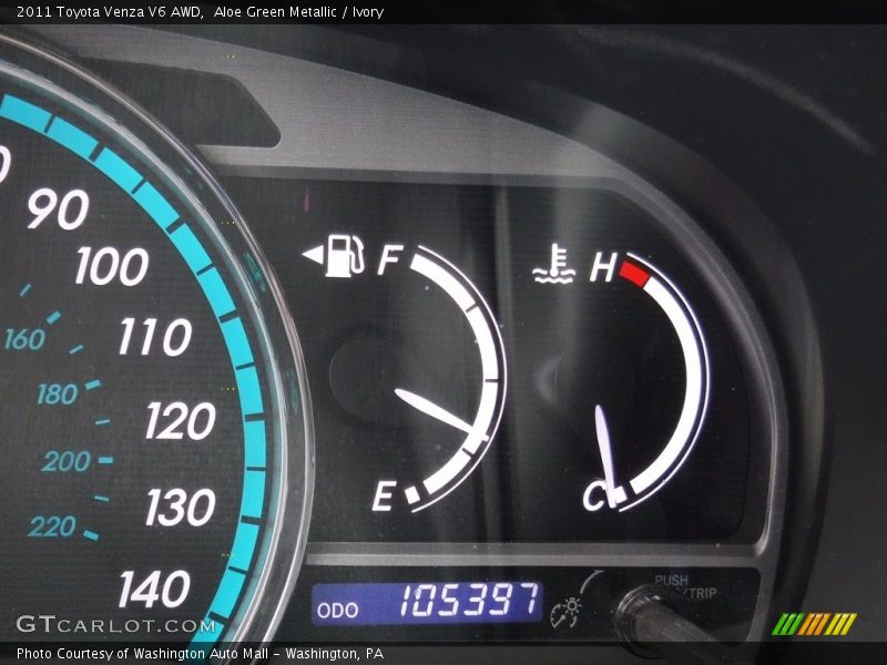 Aloe Green Metallic / Ivory 2011 Toyota Venza V6 AWD