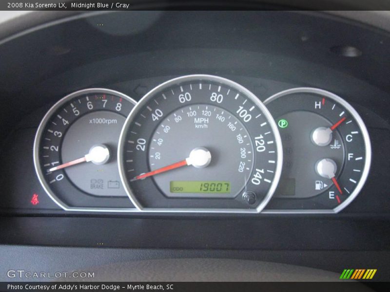 Midnight Blue / Gray 2008 Kia Sorento LX