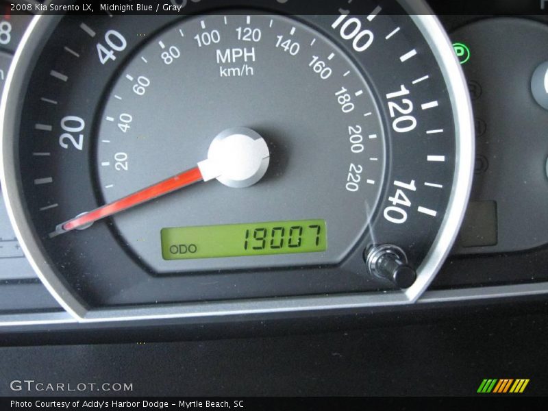 Midnight Blue / Gray 2008 Kia Sorento LX