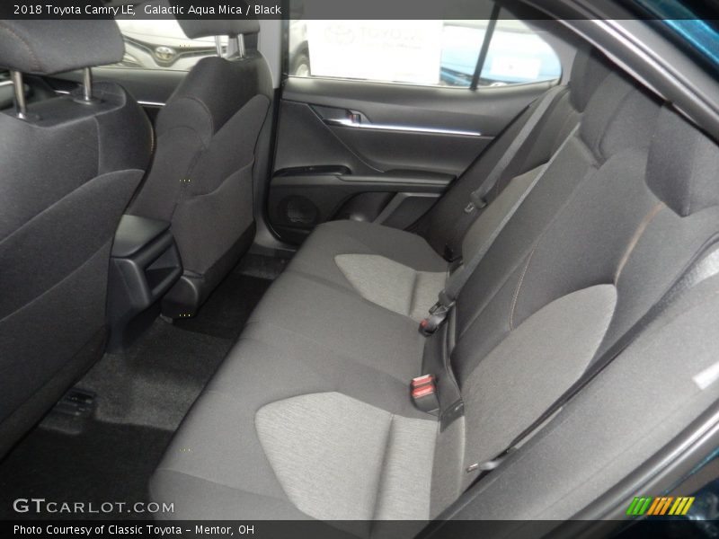 Galactic Aqua Mica / Black 2018 Toyota Camry LE