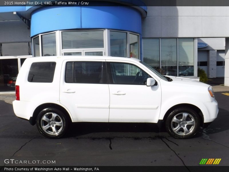 Taffeta White / Gray 2015 Honda Pilot EX-L 4WD