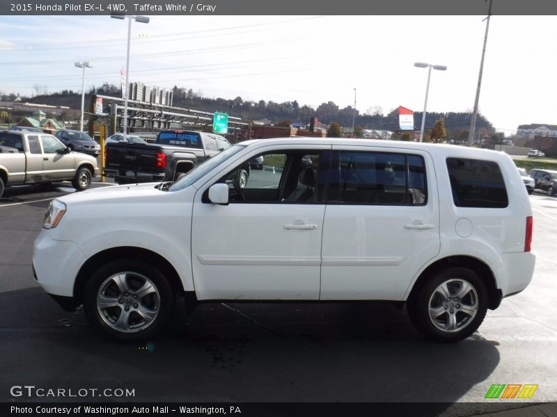 Taffeta White / Gray 2015 Honda Pilot EX-L 4WD