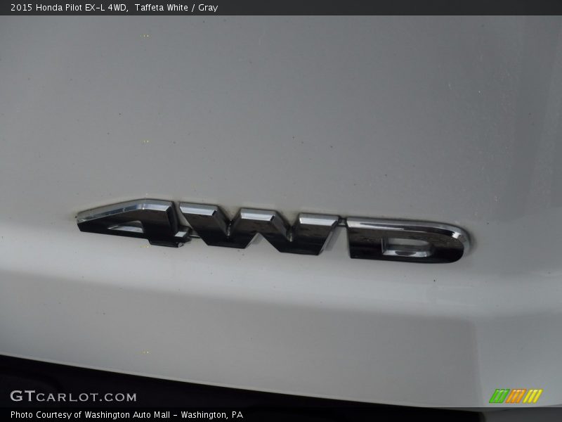 Taffeta White / Gray 2015 Honda Pilot EX-L 4WD