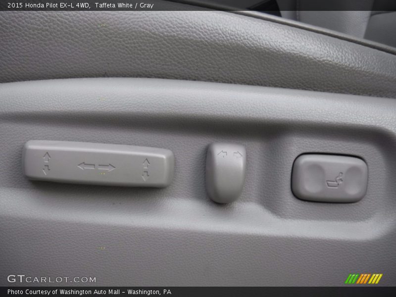 Taffeta White / Gray 2015 Honda Pilot EX-L 4WD