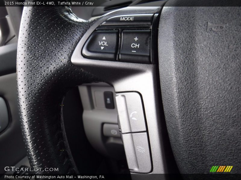 Taffeta White / Gray 2015 Honda Pilot EX-L 4WD