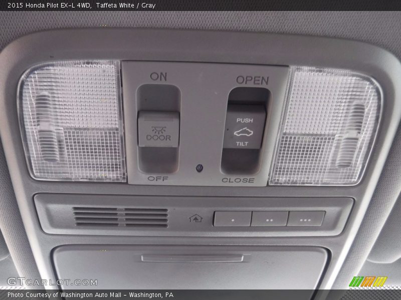 Taffeta White / Gray 2015 Honda Pilot EX-L 4WD