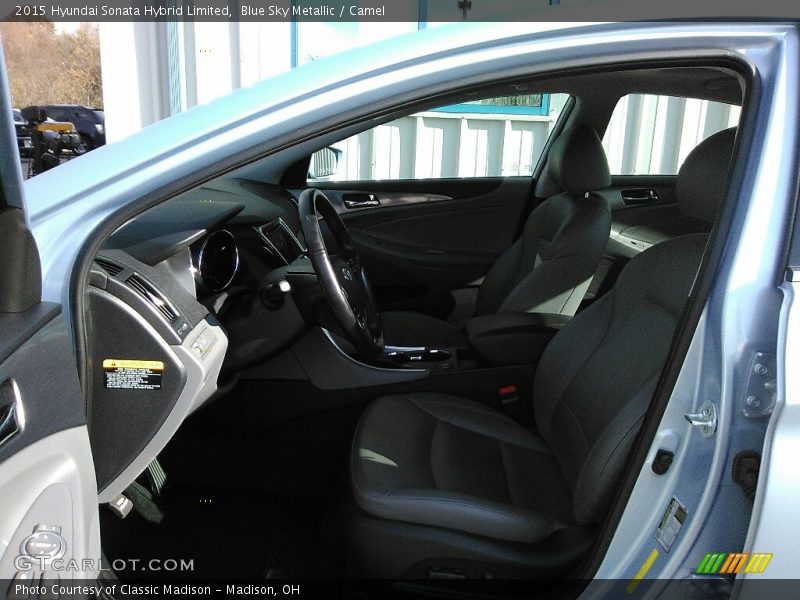 Blue Sky Metallic / Camel 2015 Hyundai Sonata Hybrid Limited