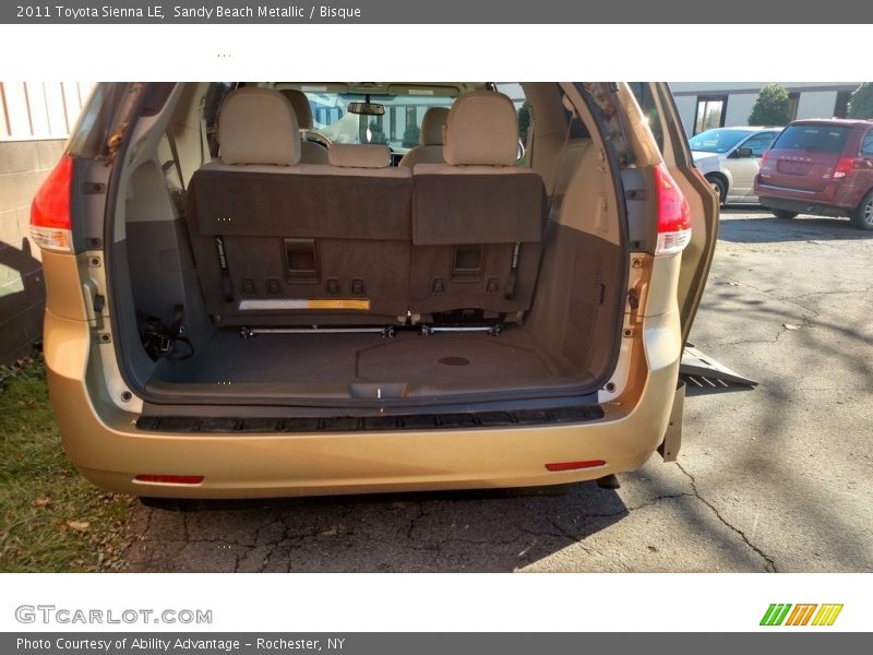 Sandy Beach Metallic / Bisque 2011 Toyota Sienna LE