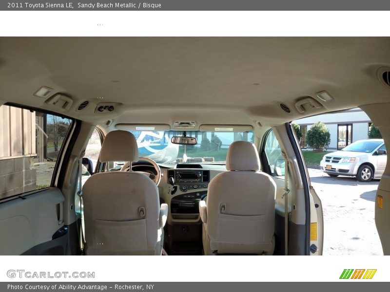 Sandy Beach Metallic / Bisque 2011 Toyota Sienna LE