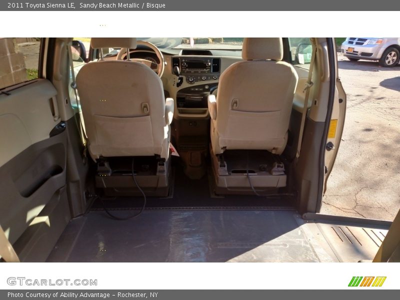 Sandy Beach Metallic / Bisque 2011 Toyota Sienna LE