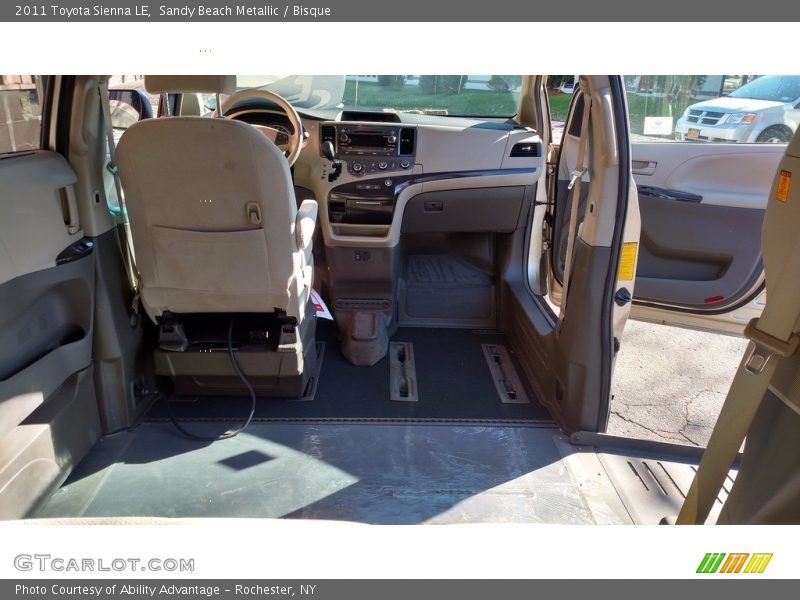 Sandy Beach Metallic / Bisque 2011 Toyota Sienna LE