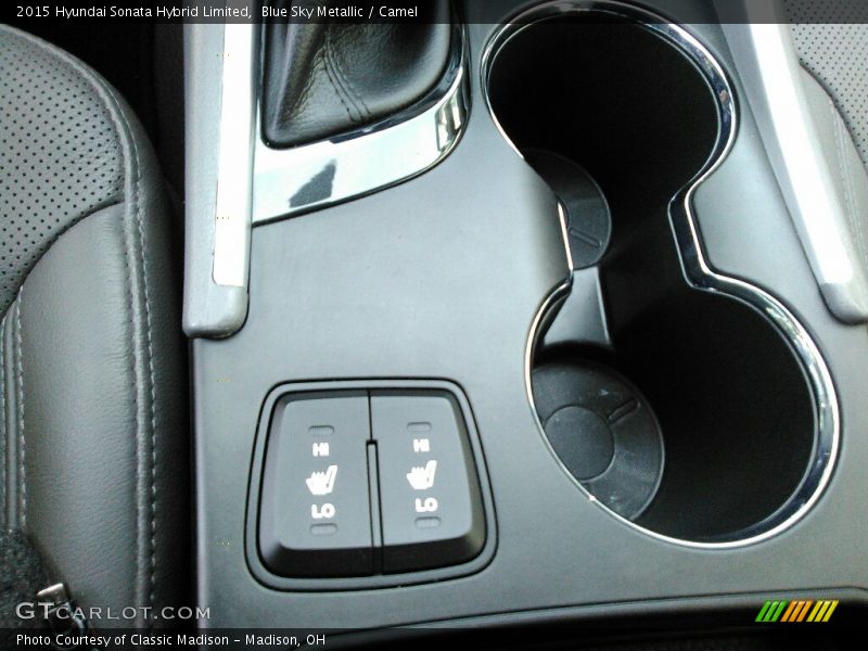 Blue Sky Metallic / Camel 2015 Hyundai Sonata Hybrid Limited