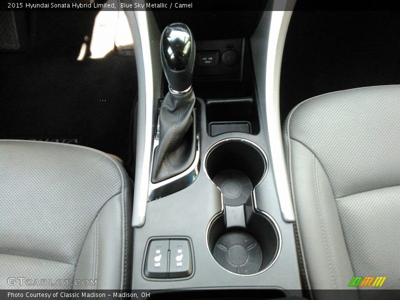 Blue Sky Metallic / Camel 2015 Hyundai Sonata Hybrid Limited