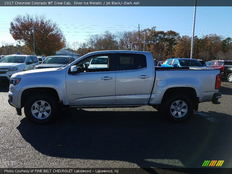 Silver Ice Metallic / Jet Black/­Dark Ash 2017 Chevrolet Colorado WT Crew Cab