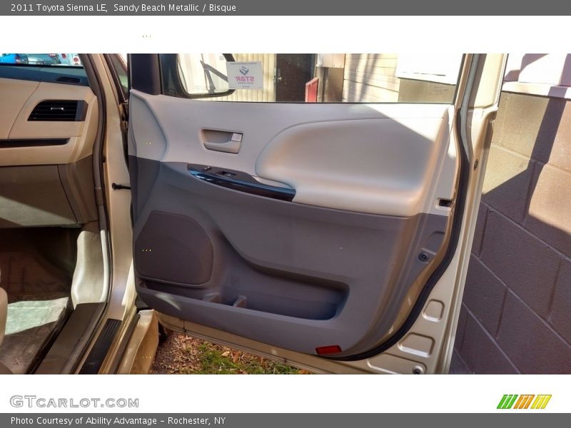 Sandy Beach Metallic / Bisque 2011 Toyota Sienna LE