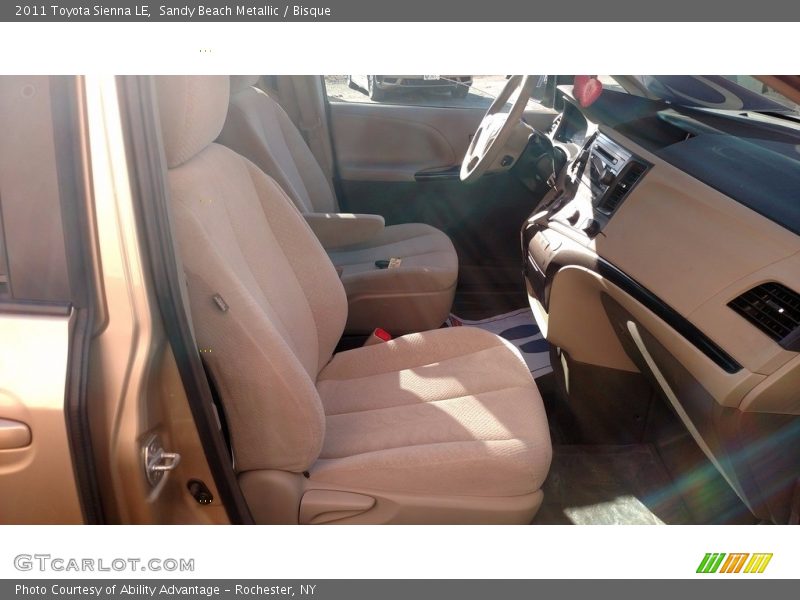 Sandy Beach Metallic / Bisque 2011 Toyota Sienna LE