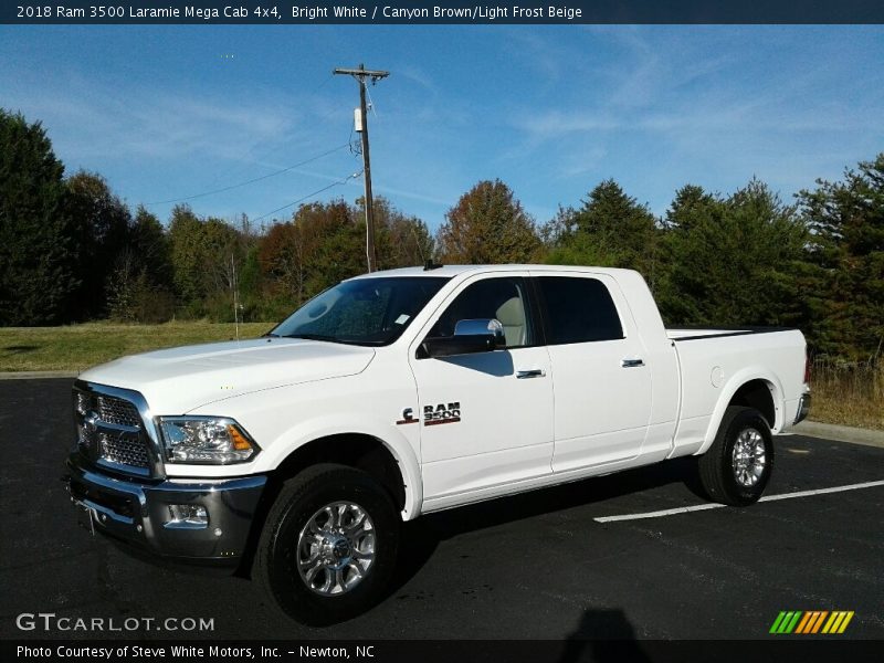 Front 3/4 View of 2018 3500 Laramie Mega Cab 4x4
