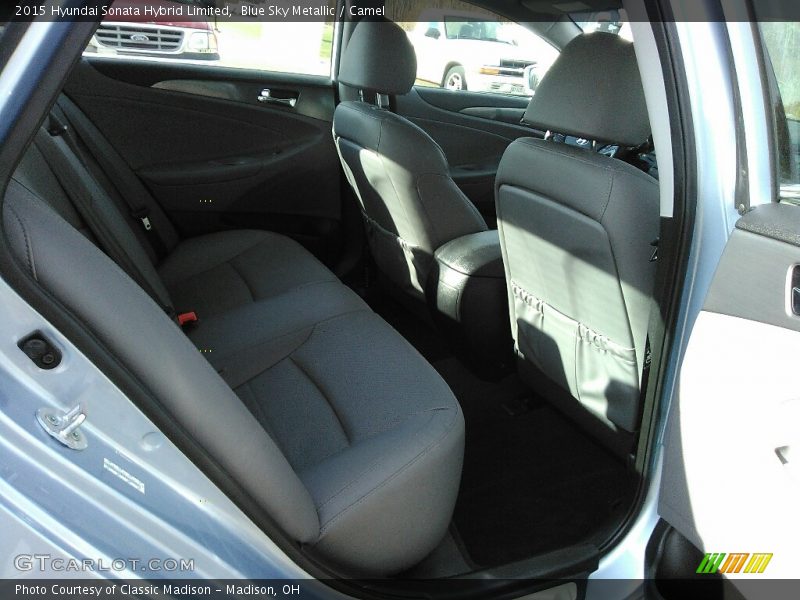Blue Sky Metallic / Camel 2015 Hyundai Sonata Hybrid Limited