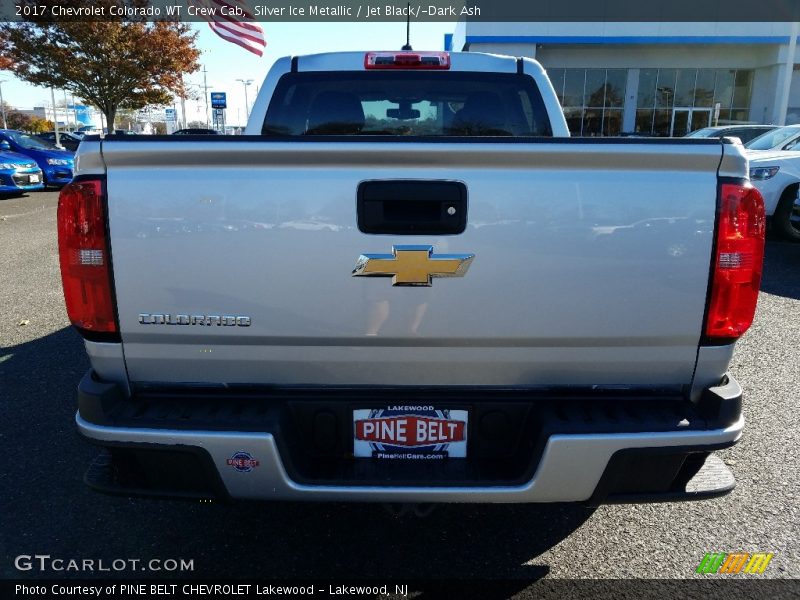Silver Ice Metallic / Jet Black/­Dark Ash 2017 Chevrolet Colorado WT Crew Cab