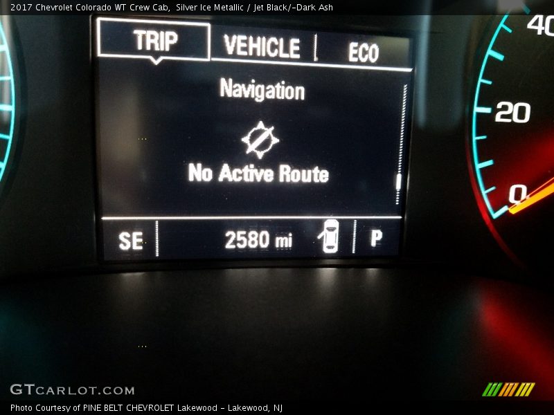 Silver Ice Metallic / Jet Black/­Dark Ash 2017 Chevrolet Colorado WT Crew Cab