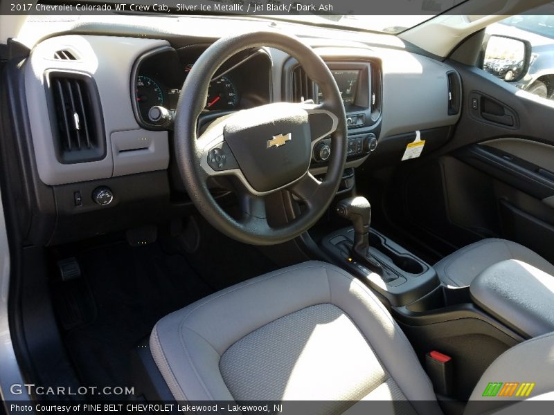 Silver Ice Metallic / Jet Black/­Dark Ash 2017 Chevrolet Colorado WT Crew Cab