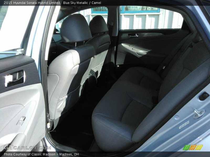 Blue Sky Metallic / Camel 2015 Hyundai Sonata Hybrid Limited