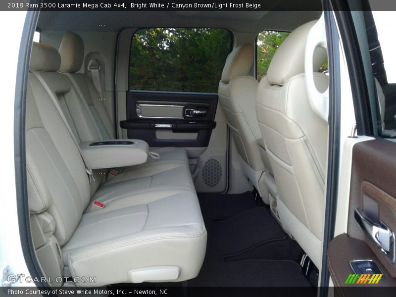 Rear Seat of 2018 3500 Laramie Mega Cab 4x4