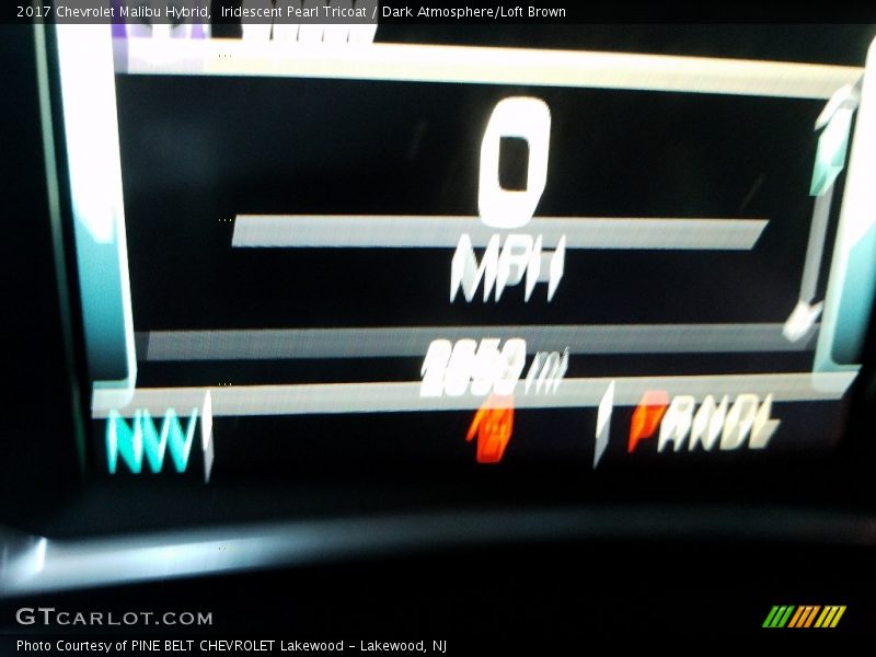 Iridescent Pearl Tricoat / Dark Atmosphere/Loft Brown 2017 Chevrolet Malibu Hybrid
