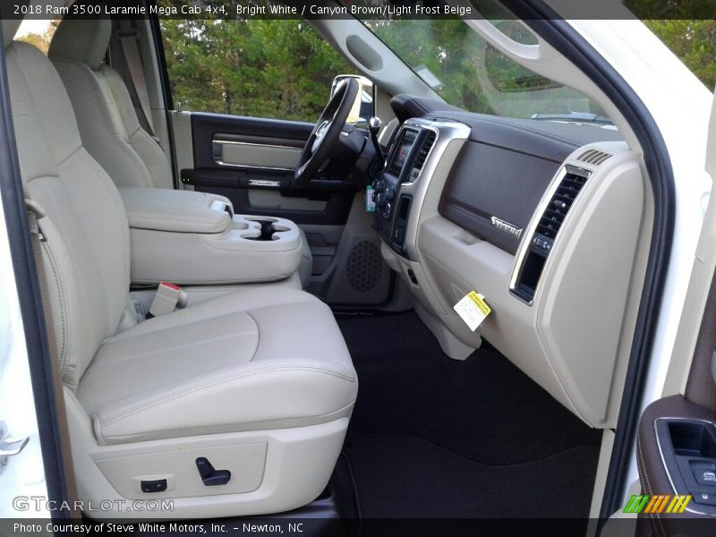 Front Seat of 2018 3500 Laramie Mega Cab 4x4