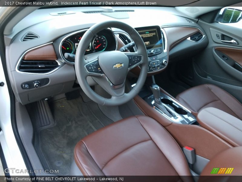 Iridescent Pearl Tricoat / Dark Atmosphere/Loft Brown 2017 Chevrolet Malibu Hybrid