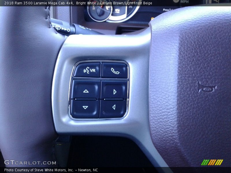 Controls of 2018 3500 Laramie Mega Cab 4x4