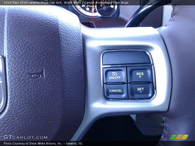 Controls of 2018 3500 Laramie Mega Cab 4x4