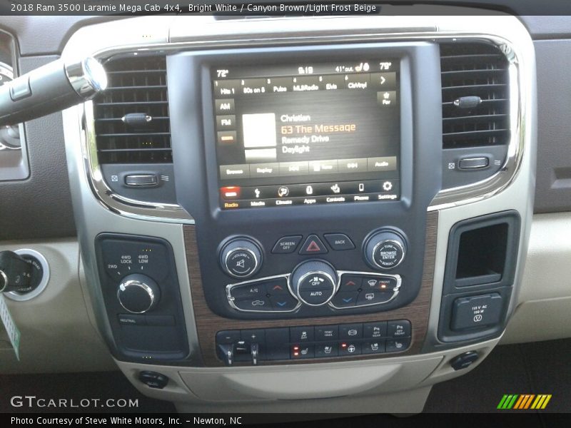 Controls of 2018 3500 Laramie Mega Cab 4x4