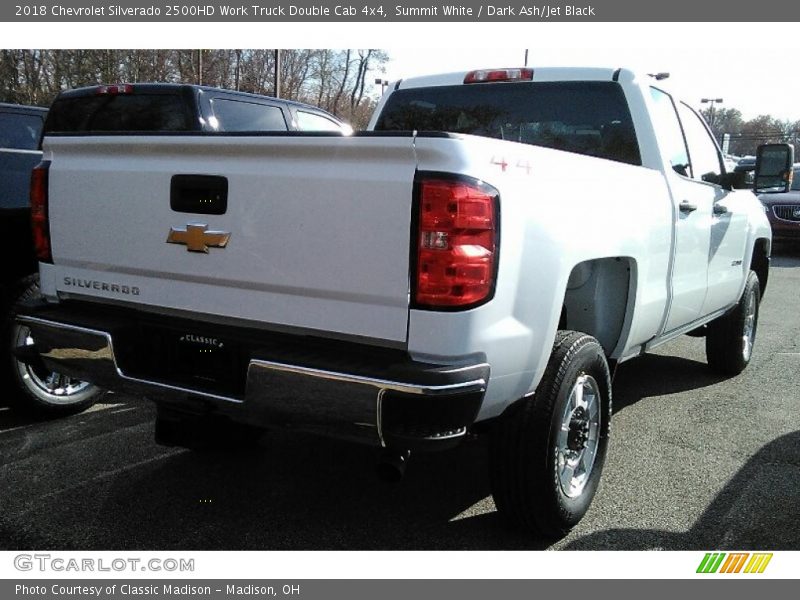 Summit White / Dark Ash/Jet Black 2018 Chevrolet Silverado 2500HD Work Truck Double Cab 4x4