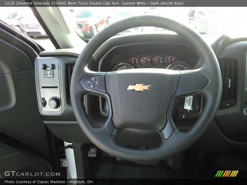 Summit White / Dark Ash/Jet Black 2018 Chevrolet Silverado 2500HD Work Truck Double Cab 4x4