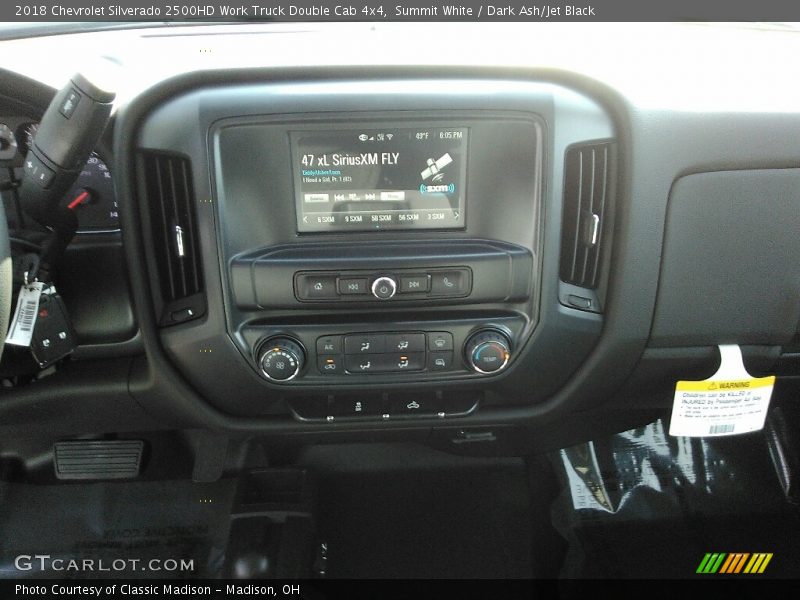 Summit White / Dark Ash/Jet Black 2018 Chevrolet Silverado 2500HD Work Truck Double Cab 4x4