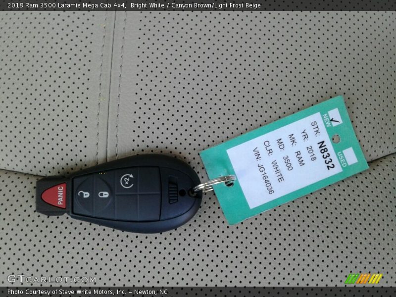 Keys of 2018 3500 Laramie Mega Cab 4x4