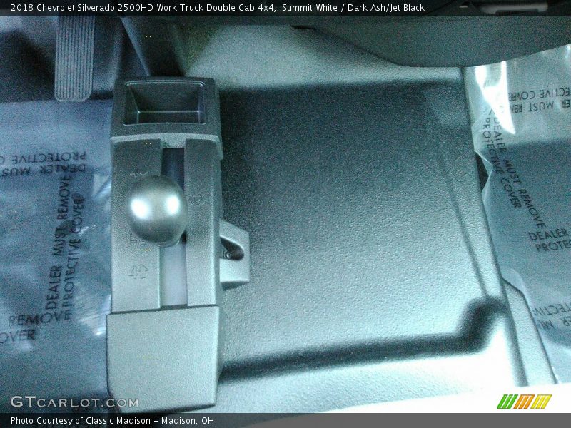 Summit White / Dark Ash/Jet Black 2018 Chevrolet Silverado 2500HD Work Truck Double Cab 4x4