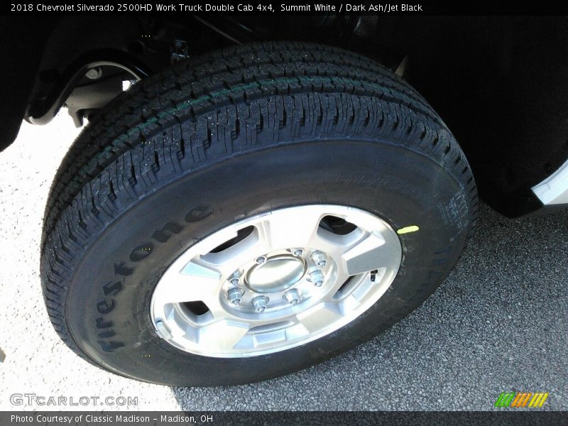 Summit White / Dark Ash/Jet Black 2018 Chevrolet Silverado 2500HD Work Truck Double Cab 4x4