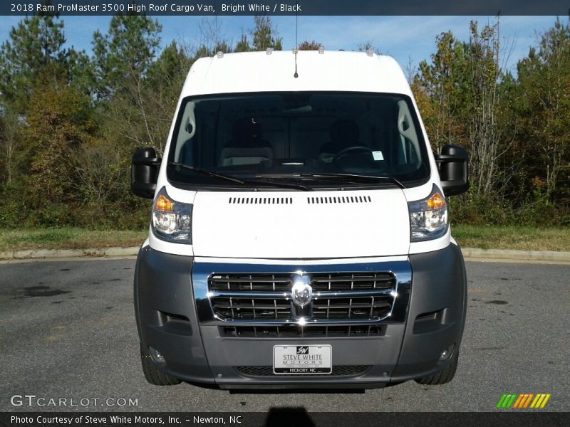 Bright White / Black 2018 Ram ProMaster 3500 High Roof Cargo Van