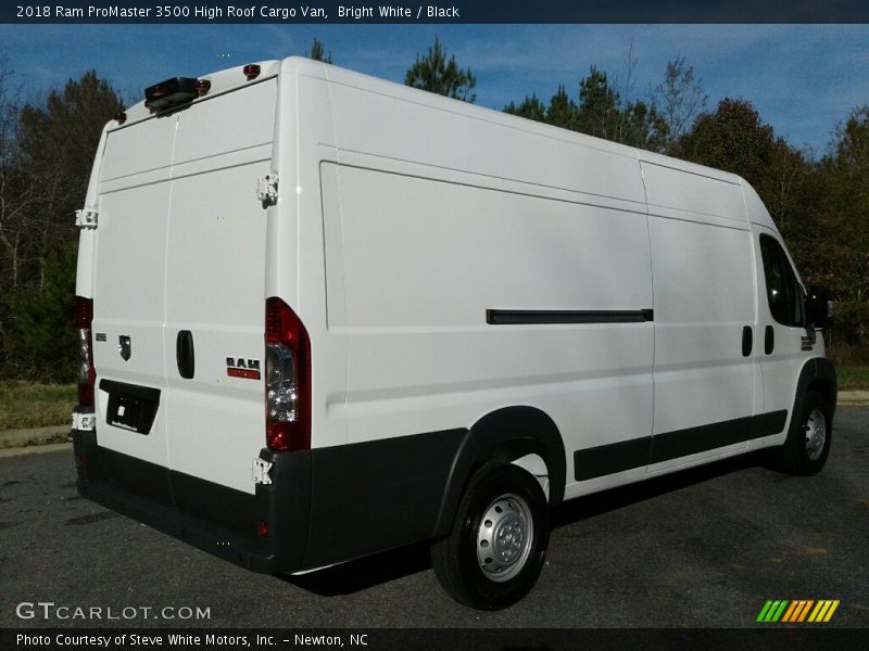 Bright White / Black 2018 Ram ProMaster 3500 High Roof Cargo Van