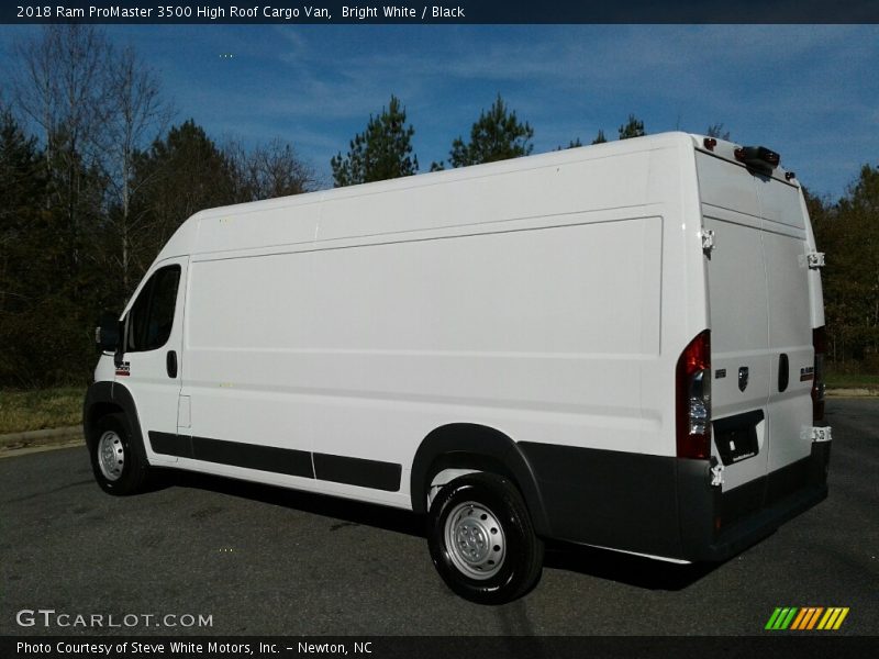 Bright White / Black 2018 Ram ProMaster 3500 High Roof Cargo Van
