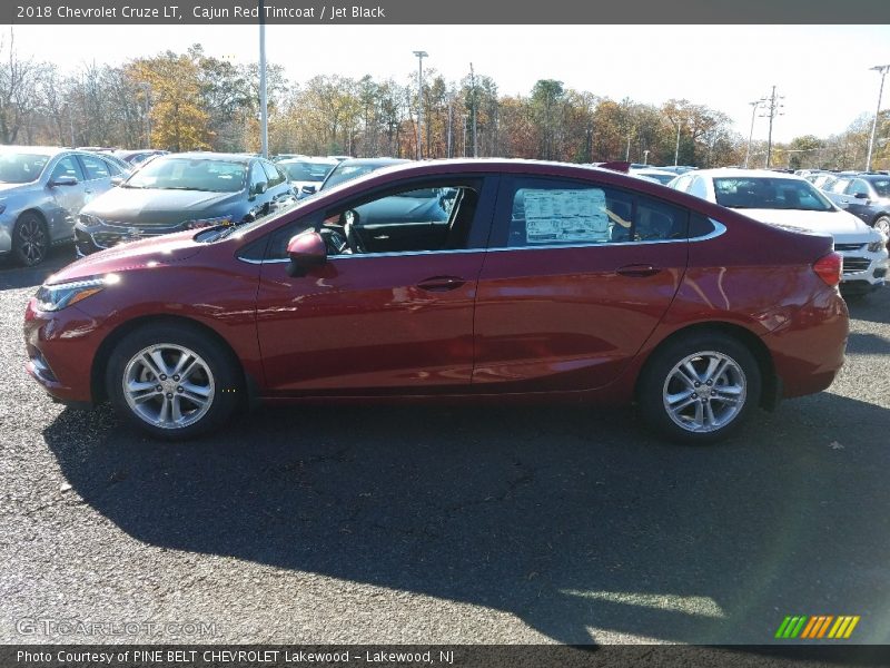 Cajun Red Tintcoat / Jet Black 2018 Chevrolet Cruze LT