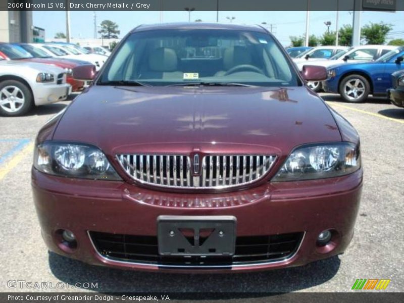 Dark Cherry Metallic / Grey 2006 Lincoln LS V8