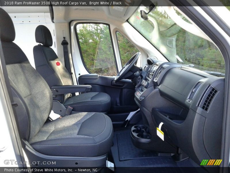 Bright White / Black 2018 Ram ProMaster 3500 High Roof Cargo Van