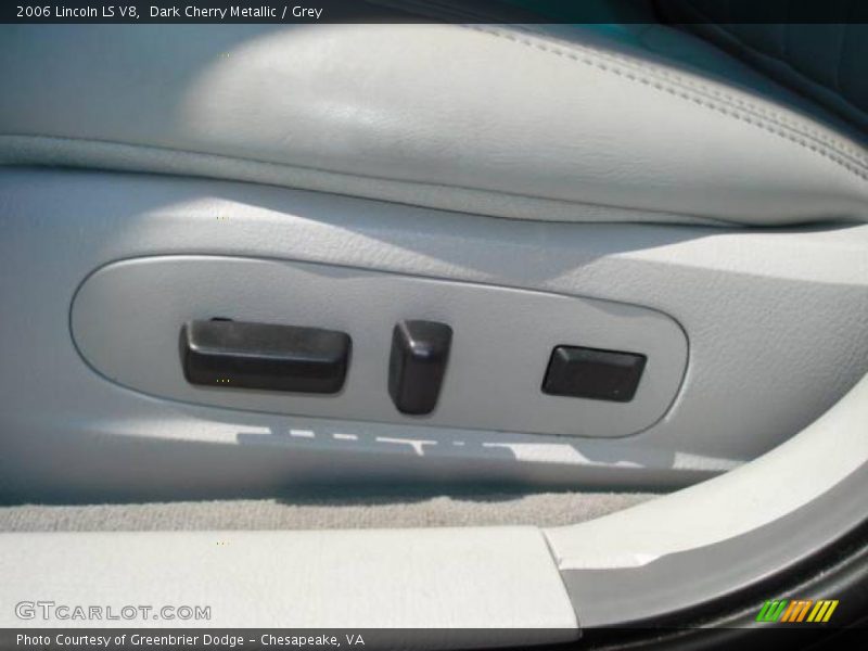 Dark Cherry Metallic / Grey 2006 Lincoln LS V8